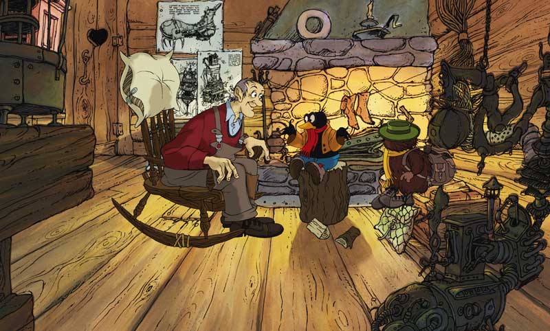 Solan, Ludvig og Gurin med reverompa