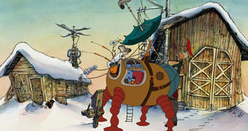 Solan, Ludvig og Gurin med reverompa