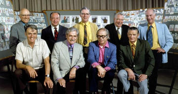 Disneys "nine old men" avbildet 1972